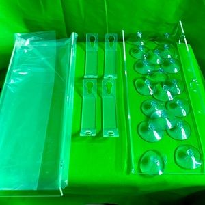 Two piece window shelf